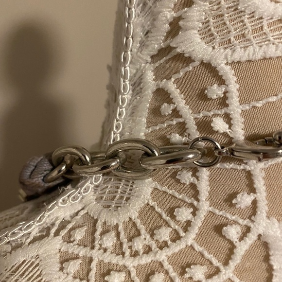 Multicolor Chain Necklace Blue Silver - Picture 7 of 8